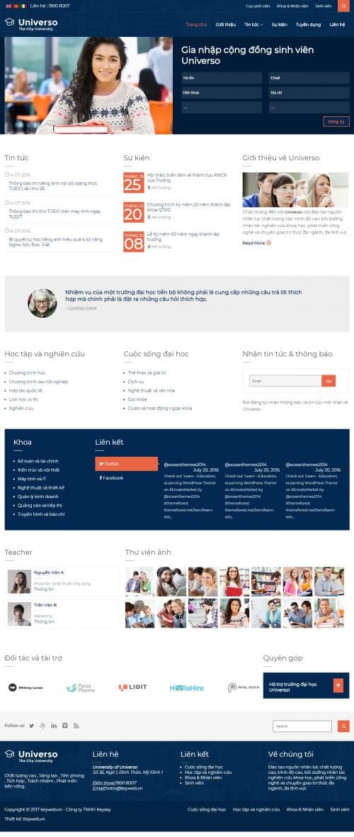 THiết kế web giáo dục dạy học