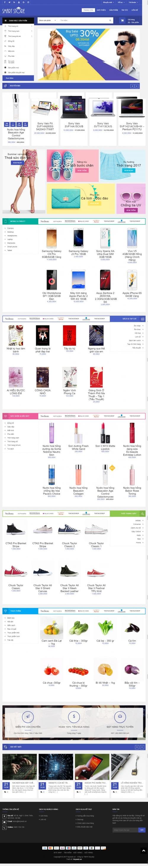 Thiết kế web shop thời trang