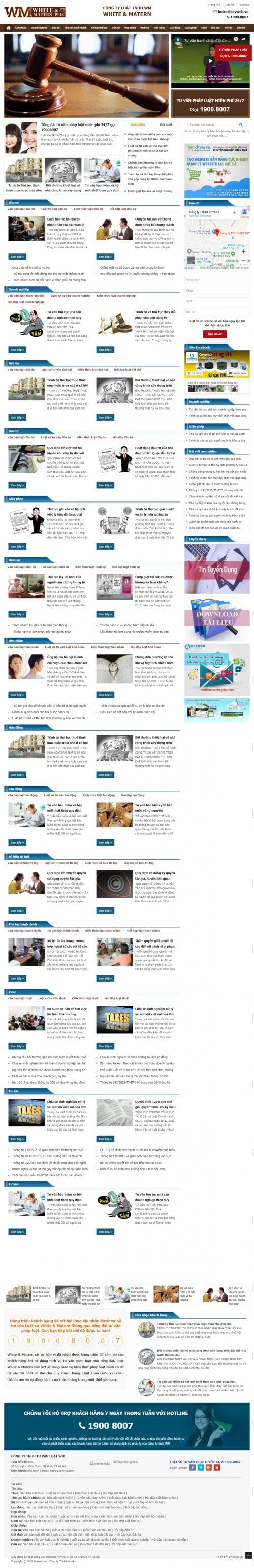 Thiết kế website công ty luật