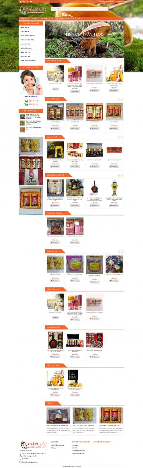 Thiết kế website bán dược phẩm