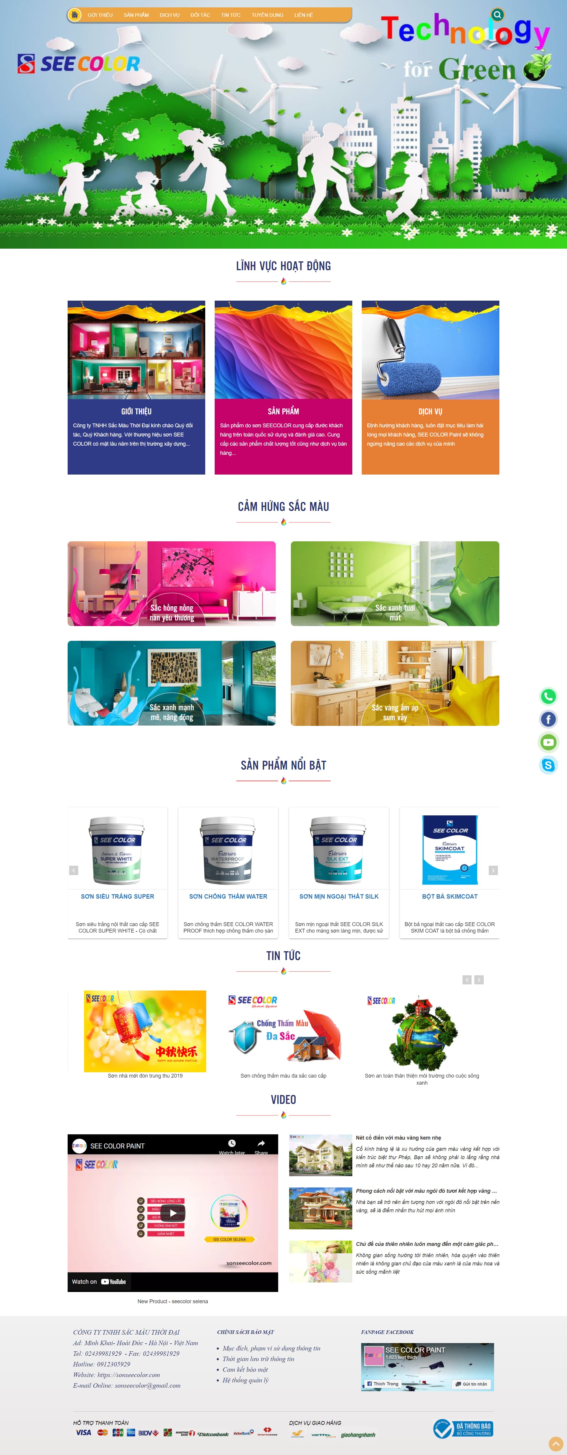 Mẫu website có sẵn - giá bán 500K